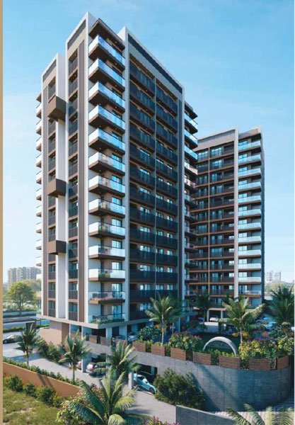 3 BHK Flats & Apartments For Sale In Ugat Canal Road, Surat (1553 Sq.ft.)