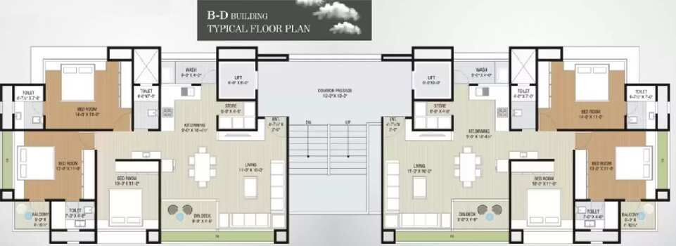 3 BHK Flats & Apartments for Sale in Adajan, Surat (1900 Sq.ft.)