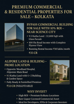 Premium Commercial & Residential Properties for Sale in Kolkata | Science City & Alipore
