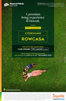 Pre-Launch Offer! JOYVILLE ROW HOUSES by Shapoorji Pallonji – Premium 3BHK Row Villas Near Santragachi | Starting ₹95 Lakhs