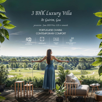 Premium Luxurious 3BHK Independent Villa in Guirim is available for Sale