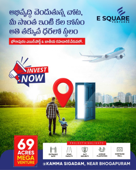 Residential Plot For Sale In Bhogapuram, Visakhapatnam (444.44 Sq. Yards)