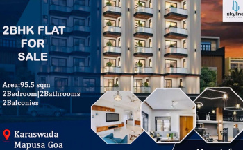 2 BHK Flats & Apartments for Sale in Karaswada, Mapusa, Goa (95 Sq. Meter)