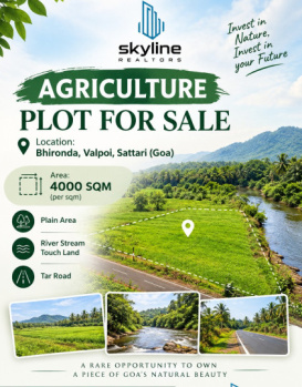 Residential Plot for Sale in Valpoi, Goa (4000 Sq. Meter)