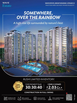 WAVE ESTATE Sec 85 3BHK and 4BHK