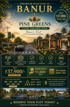Residential Plot for Sale in Banur, Mohali (100 Sq. Yards)