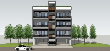 3 BHK Flats & Apartments for Sale in Chandigarh Patiala Highway, Zirakpur (1057 Sq.ft.)