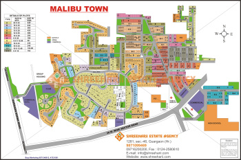870 Sq. Yards Residential Plot for Sale in Malibu Town, Gurgaon