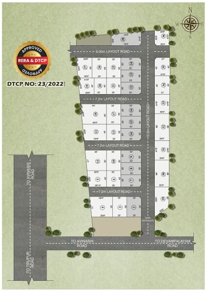 2.75 Cent Residential Plot For Sale In Avinashi Road Avinashi Road, Tirupur