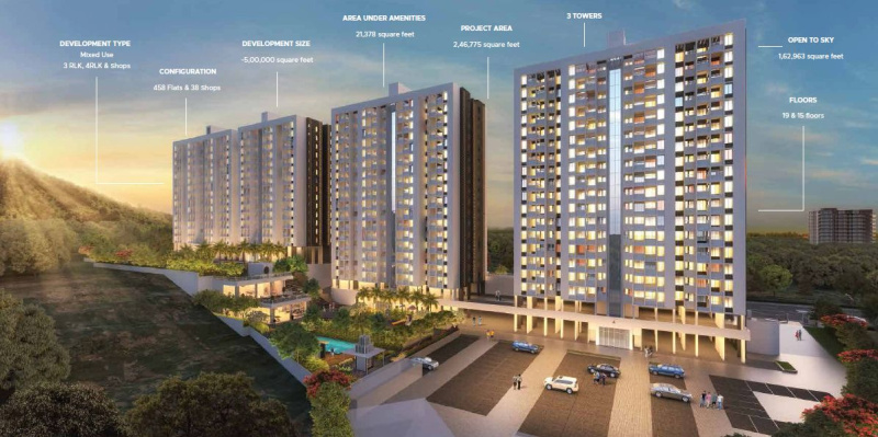 2 BHK Flats & Apartments for Sale in Sus, Pune (901 Sq.ft.)