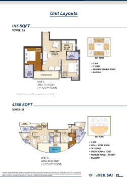 3 BHK Flats & Apartments for Sale in Yamuna Expressway, Greater Noida (1765 Sq.ft.)