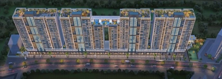 3 BHK Flats & Apartments for Sale in Tathawade, Pune (1068 Sq.ft.)