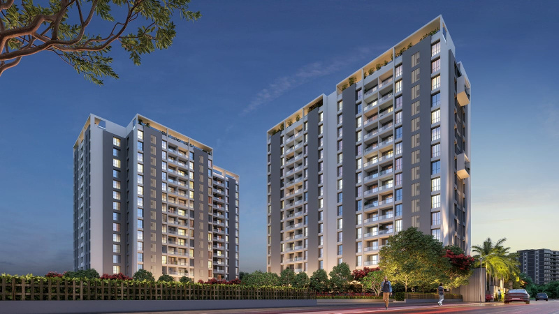 3 BHK Flats & Apartments for Sale in Tathawade, Pune (981 Sq.ft.)