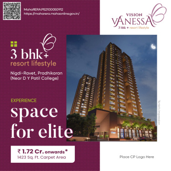 3 BHK Flats & Apartments for Sale in Ravet, Pune (1423 Sq.ft.)