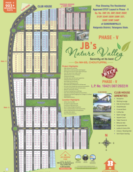 978 Sq. Yards Residential Plot for Sale in Choutuppal, Yadadri Bhuvanagiri