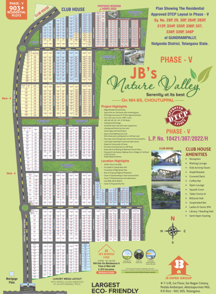 507 Sq. Yards Residential Plot for Sale in Choutuppal, Yadadri Bhuvanagiri