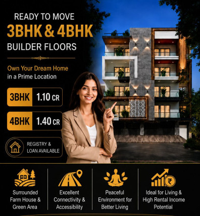 Flats & Apartments For Sale In Dwarka Expressway, Gurgaon (1200 Sq.ft.)