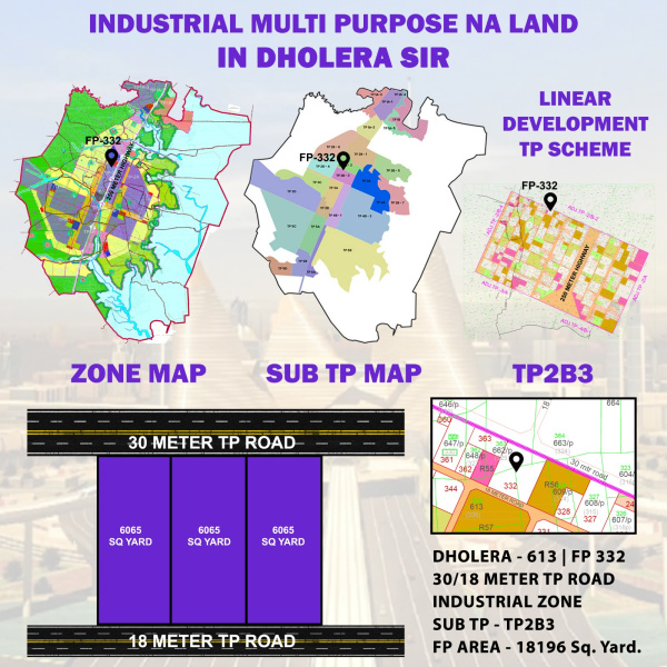 15000 Sq. Yards Commercial Lands /Inst. Land For Sale In Dholera, Ahmedabad
