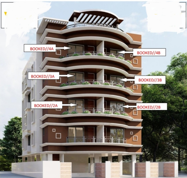 3 BHK Flats & Apartments for Sale in New Town, Kolkata (1485 Sq.ft.)