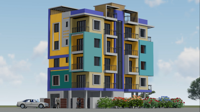2 BHK Flats & Apartments for Sale in West Bengal (990 Sq.ft.)