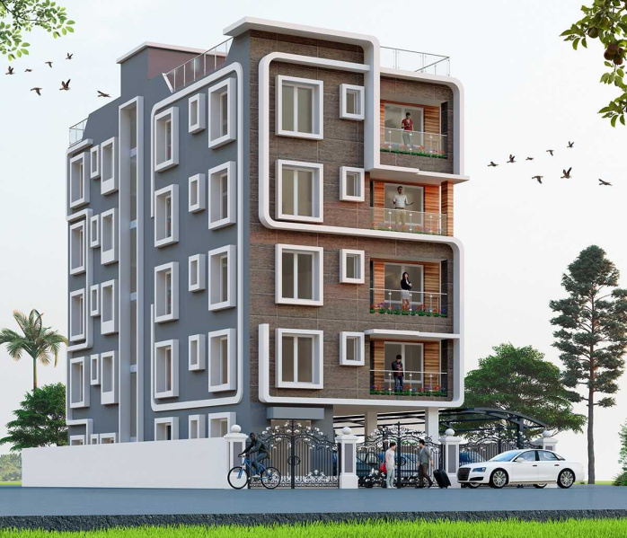 3 BHK Flats & Apartments for Sale in New Town, Kolkata (1225 Sq.ft.)