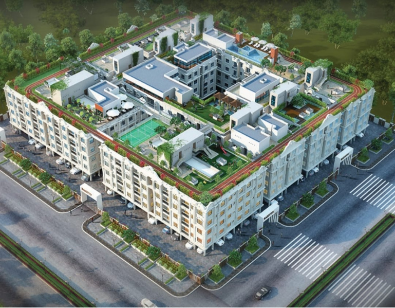 2 BHK Flats & Apartments for Sale in New Town, Kolkata (679 Sq.ft.)
