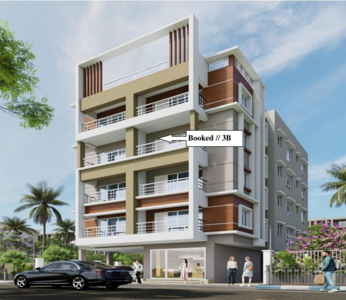 3 BHK Flats & Apartments for Sale in New Town, Kolkata (1455 Sq.ft.)