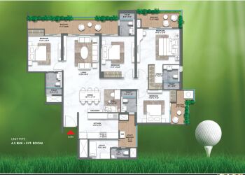 3 BHK Flats & Apartments for Sale in Sector 79, Gurgaon (1900 Sq.ft.)