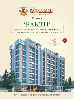 1 BHK Flats & Apartments for Sale in Virar West, Mumbai (680 Sq.ft.)