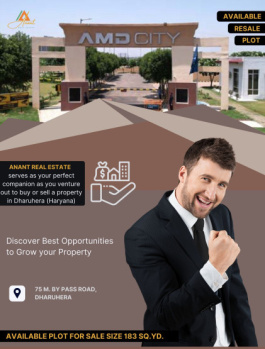 Prime 600 Sq. Yd. Plot for Sale in AMD City, Sector 23, Dharuhera on Nh-8