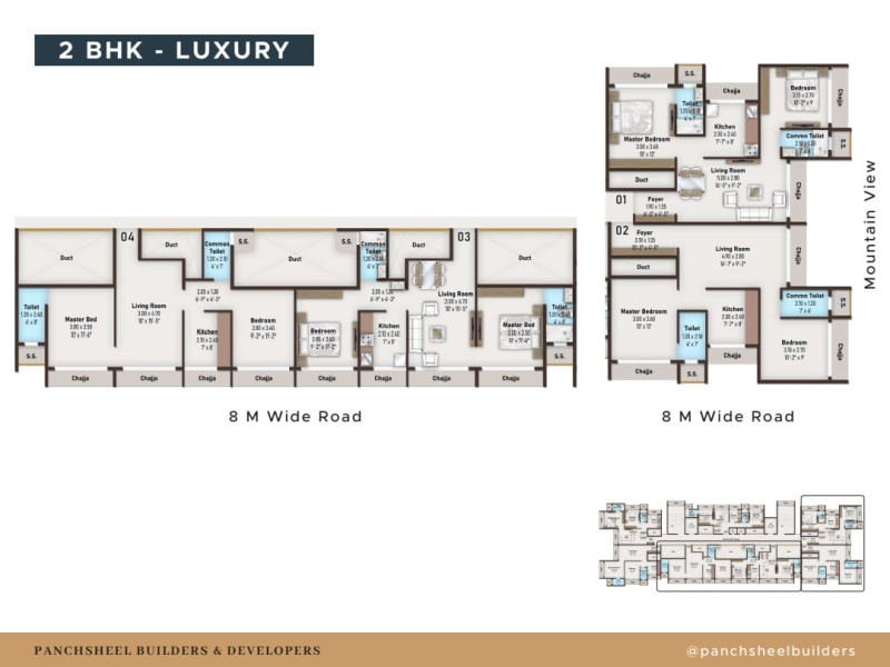 2 BHK Flats & Apartments for Sale in Sector 8, Navi Mumbai (954 Sq.ft.)