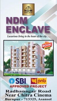 3 BHK Flats & Apartments for Sale in Radha Nagar, Asansol (1334 Sq.ft.)