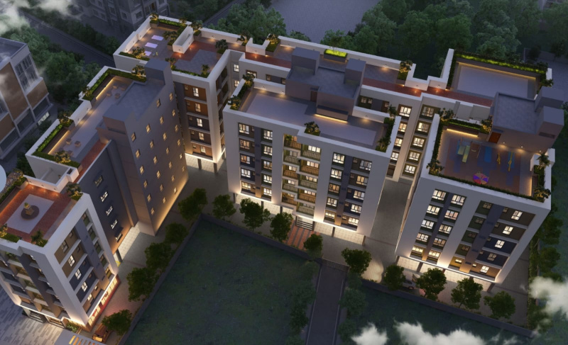 Flats & Apartments for Sale in Kamalgazi, Kolkata (1120 Sq.ft.)