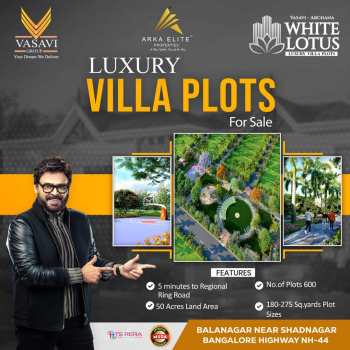 180 Sq. Yards Residential Plot for Sale in Balanagar, Mahbubnagar