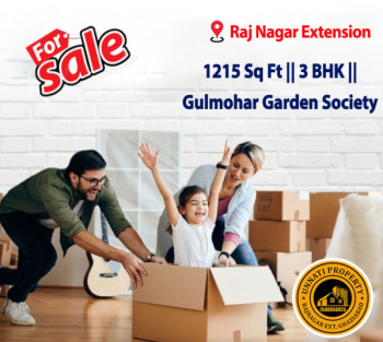 3 BHK flat for sale in Raj Nagar extension