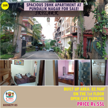 Wonderful Spacious 2BHK Apartment in Pundalik Nagar FOR SALE!