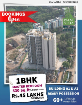 1 BHK Flats & Apartments for Sale in Shilphata, Thane (742 Sq.ft.)
