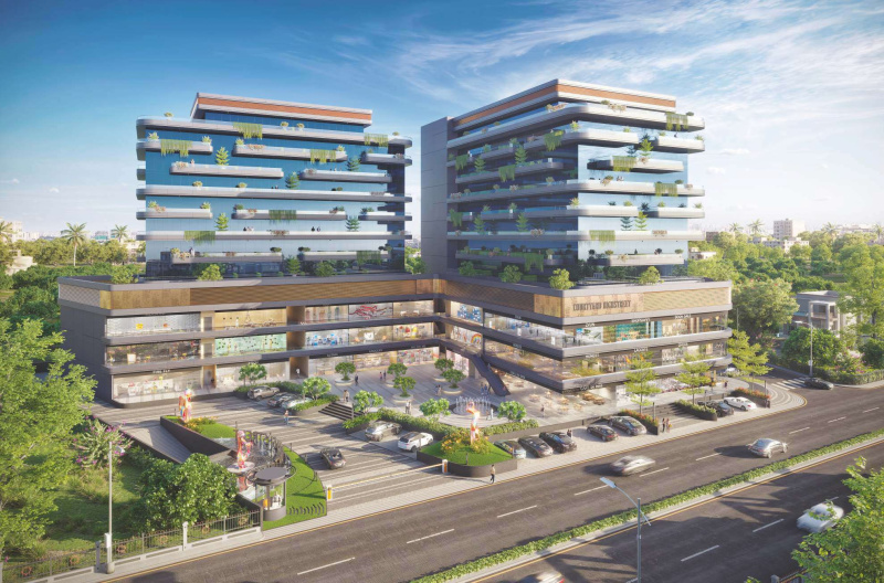 1213 Sq.ft. Office Space for Sale in Vasna Bhayli Road, Vadodara