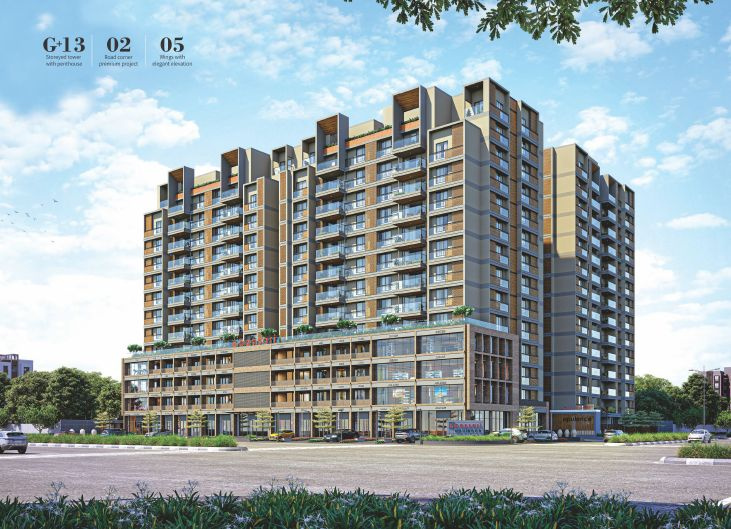 3 BHK Flats & Apartments For Sale In Koba, Gandhinagar (295 Sq. Yards)