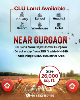 6.5 Acre Agricultural/Farm Land for Sale in NH 8, Dharuhera