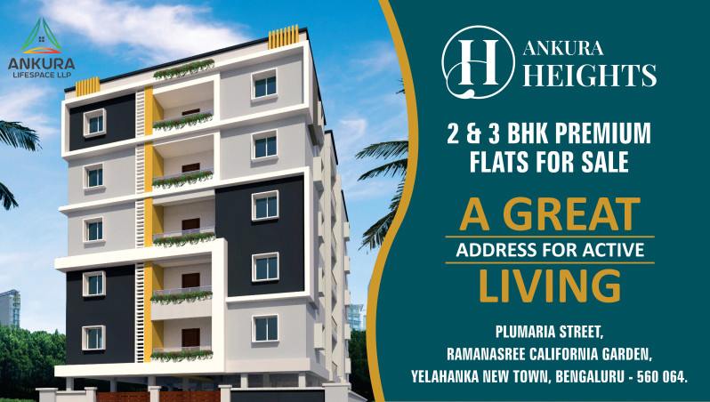 2 BHK Flats & Apartments For Sale In Yelahanka New Town, Bangalore (1200 Sq.ft.)