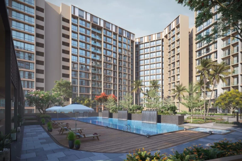 2 BHK Flats & Apartments For Sale In Kharghar, Navi Mumbai (830 Sq.ft.)