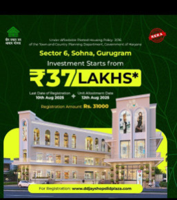 Commercial Shops for Sale in Sohna, Gurgaon (300 Sq.ft.)