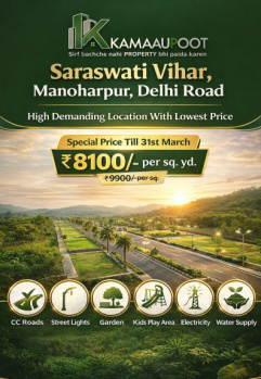 100 Sq.ft. Residential Plot for Sale in Manor Pur, Jaipur