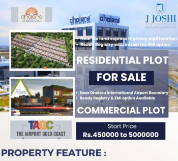 174.94 Sq. Yards Residential Plot for Sale in Dholera, Ahmedabad