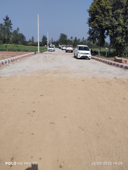 Satrikh road pe residential plot available bank loan uplabdh