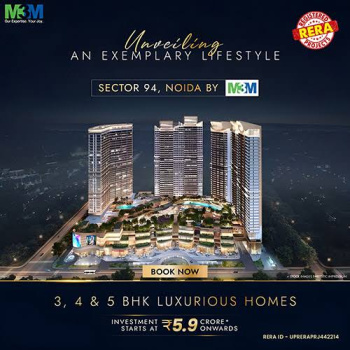 Ultra - luxury Residensies in Noida’s prime location