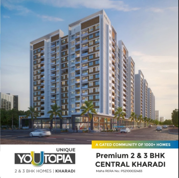 2 BHK Flats & Apartments for Sale in Kharadi, Pune (1055 Sq.ft.)