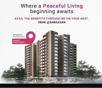 2 BHK Flats & Apartments for Sale in Kudasan, Gandhinagar (178 Sq. Yards)