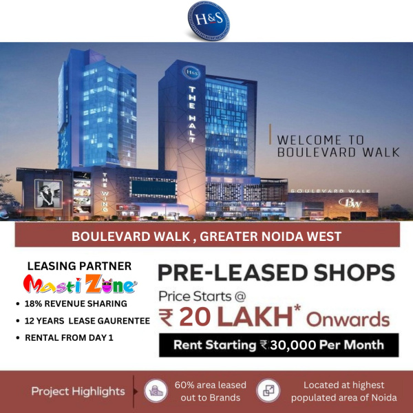250 Sq.ft. Commercial Lands /Inst. Land For Sale In Greater Noida West, Greater Noida
